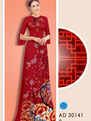 vai ao dai hoa dao (5)
